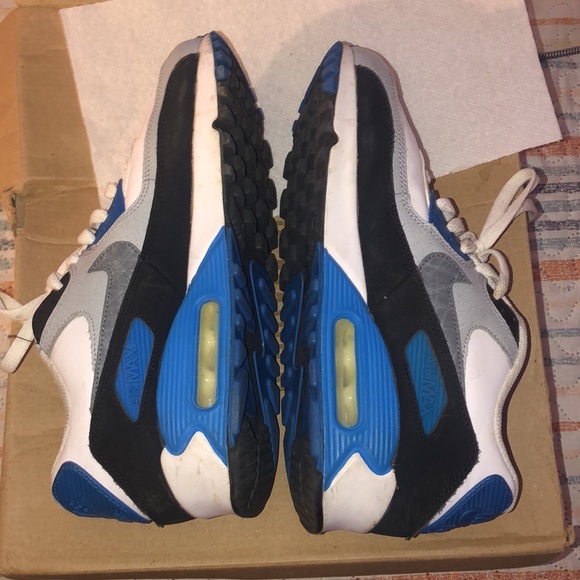 Blue Gray and white Nike Air Max - Picture 4 of 9